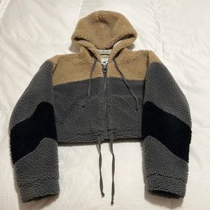 Cropped Sherpa Jacket